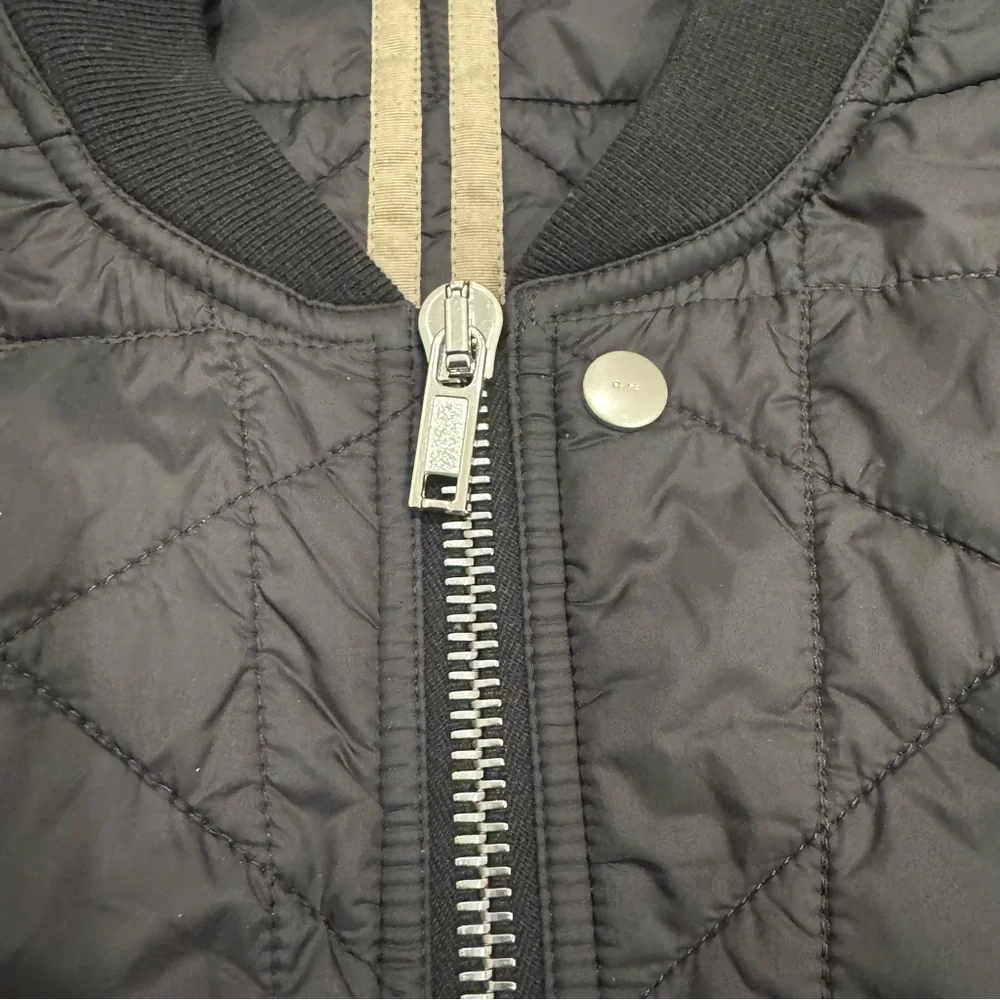 Rick Owens DRKSHDW Cappotto Imbottito Jumbo Flight DU02A3977 Black Quilted Coat - Picture 7 of 11